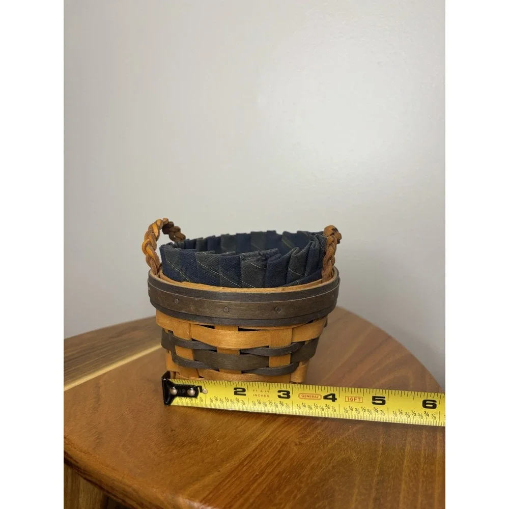 Longaberger Collectors Club Vintage 1998 Thyme Booking Basket Cottagecore